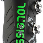 Rossignol Men's Allspeed Pro 100 Ski Boot 2020-2021 - Black ski boot with silver buckles and straps.