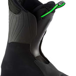 Rossignol Men's Allspeed Pro 100 Ski Boot 2020-2021 - Black ski boot with a silver logo on the side and a black strap with a silver buckle.
