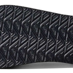 Reef Cushion Phantom LE Sandal 2022 - Black sandal with a textured rubber sole and a woven strap.