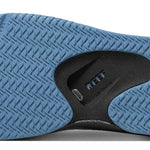 Reef Men's Fanning Sandal - A light blue sandal with a textured sole and a logo on the strap.