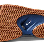 Reef Men's Fanning Sandal - A pair of brown sandals with a thick sole and a strap that goes between the big and second toe.