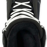 Ride Anchor Snowboard Boot 2023 - Black snowboard boots with white laces and a black logo on the side.