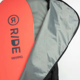 Ride - Blackened Board Bag 2023 is shown in black with a white logo on the side.