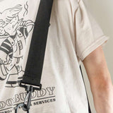 Ride Blackened Board Bag 2023 - Black bag with black straps and silver buckles.