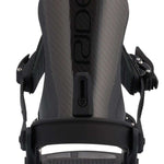 Ride C-10 Snowboard Binding 2023 - Black bindings with silver screws and bolts on a white background.