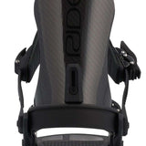 Ride C-10 Snowboard Binding 2023 - Black bindings with silver screws and bolts on a white background.
