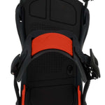 Ride C-6 Snowboard Binding 2023 - Black snowboard bindings with silver screws and bolts.