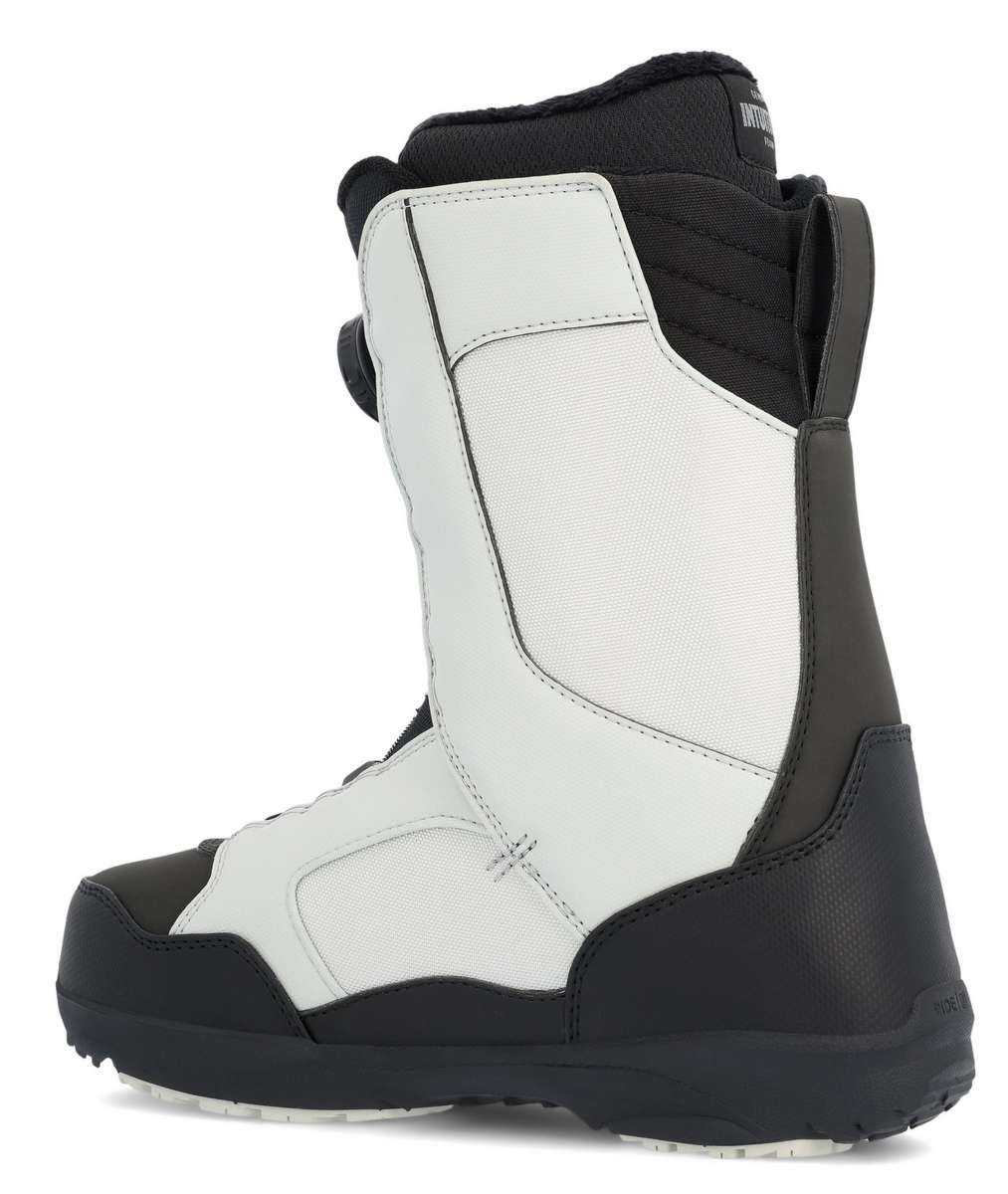 Ride Jackson Snowboard Boot 2023 - A black snowboard boot with a white logo on the side and a silver buckle.