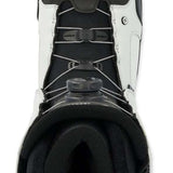 Ride Jackson Snowboard Boot 2023 - Black snowboard boot with white accents and silver hardware.