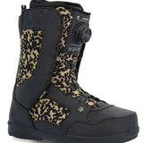 Ride Jackson Snowboard Boot 2023 - Black snowboard boots with a camouflage pattern on the side and top of the boot.