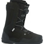 Ride Jackson Snowboard Boot 2024 - Black snowboard boots with white accents and a black BOA dial on the side.