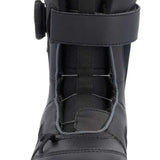 Ride Junior Norris Snowboard Boot 2023 - Black snowboard boots with a strap and buckle on the side.