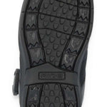 Ride Junior Norris Snowboard Boot 2023 - Black snowboard boots with a textured pattern on the toe and heel areas.