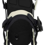 Ride Women's AL-6 Snowboard Binding - Black snowboard binding with white accents and silver screws.