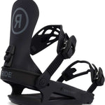 Ride Women's CL-4 Snowboard Bindings 2024 - Black bindings with silver screws and buckles.