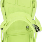 Ride Women's CL-6 Snowboard Bindings - 2024 model bindings with a sleek black design and silver buckles.