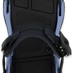 Ride Women's CL-6 Snowboard Bindings - 2024 model bindings with a sleek black design and silver hardware accents.