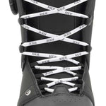Ride Ladies Context Snowboard Boot 2022 - Black snowboard boot with white laces and a black logo on the side.