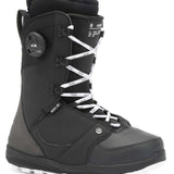 Ride Ladies Context Snowboard Boot 2022 - Black snowboard boots with white laces and a black BOA dial on the side.