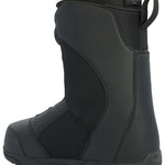 Ride Women's Harper Snowboard Boots 2024 - Black snowboard boots with a textured rubber toe cap and laces.