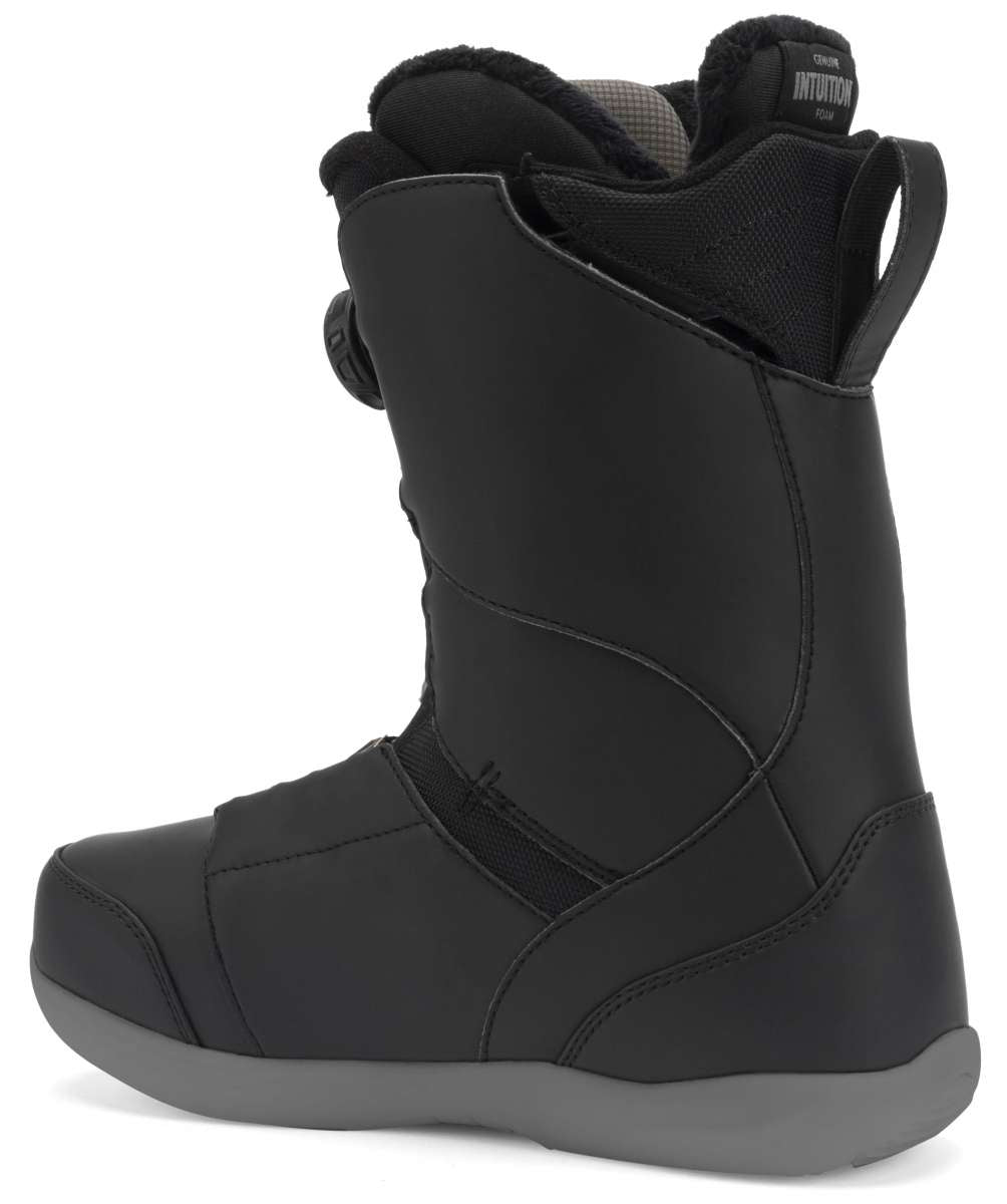 Ride Women's Hera Pro Snowboard Boot 2022 - Black snowboard boot with a textured pattern on the toe and heel areas.