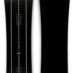 Ride Peace Seeker - A black snowboard with a white logo featuring a stylized "R" in a circle at the top center.