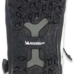 Ride Torrent Snowboard Boots 2024 - Black snowboard boots with a textured rubber outsole and silver hardware.
