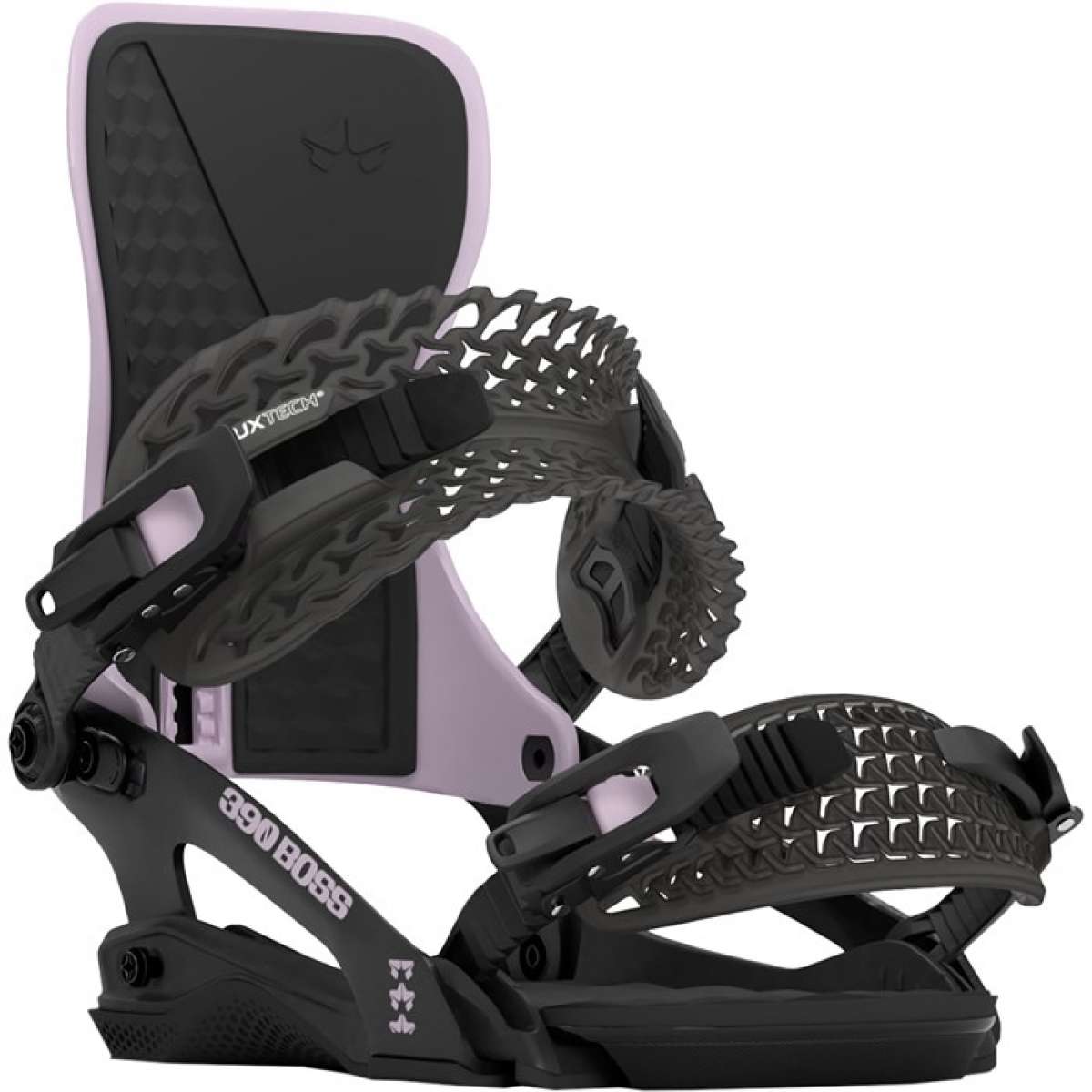 ROME 390 BOSS 22-23モデル スノーボードビンディング ブラック Rome 390 Boss Snowboard Bindings | Black, L/XL