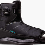 Ronix Anthem BOA Wake Boot 2023 - Black boots with a circular black BOA dial on top.