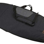 Ronix Dempsey Surf Case 2021 - Black surfboard case with a handle on top and a zippered opening.