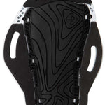 Ronix District Wake Boot 2023 - Black boots with white accents, featuring a textured pattern on the toe and heel areas.