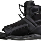 Ronix Divide Wake Boot 2023 - Black wakeboard boots with a textured pattern on the toe and heel areas.