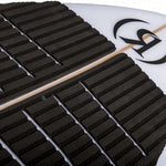 Ronix Flyweight Atlantik Wakesurf Board 2023 - White wakesurf board with a black logo on the top right corner.