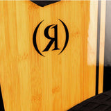 Ronix Koal Classic Fish Wakesurf Board 2023 - A light-colored wood grain board with a black logo in the center.