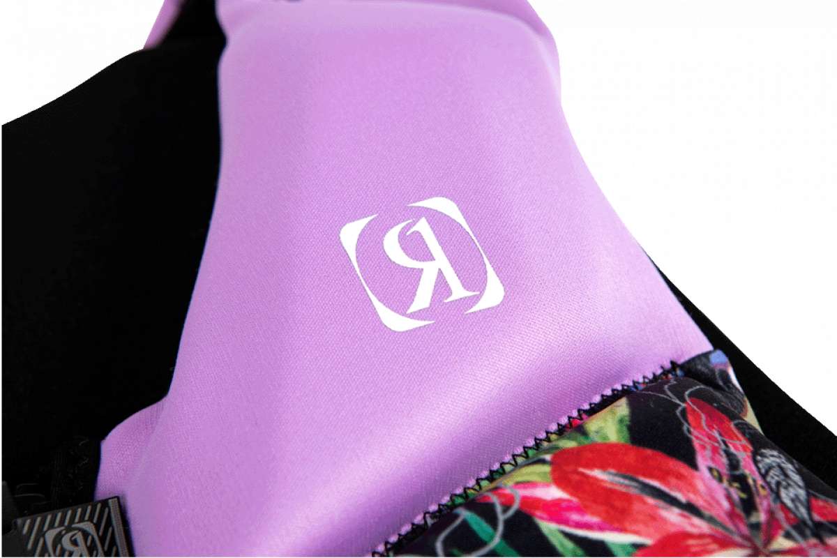 Ronix Ladies Daydream CGA Vest 2023 - A lilac-colored vest with a white logo on the chest area.