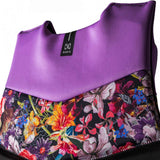 Ronix Ladies Daydream CGA Vest 2023 - A purple wetsuit vest with a floral pattern on the lower portion.