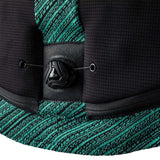 Ronix ONE Custom Fit Impact Wake Vest 2022 - A black and grey vest with a textured pattern on the front, featuring a zipper down the middle.