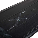 Ronix One Time Bomb Wakeboard - 2022 wakeboard with a black and white color scheme featuring a geometric pattern on its top sheet.