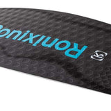 Ronix Parks Modello Wakeboard 2022 - A black wakeboard with a textured pattern and blue lettering that reads "Ronix" on top.