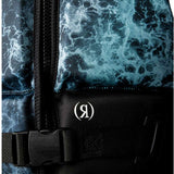 Ronix Point Break Yes CGA Vest 2023 - Black vest with white and blue marbled pattern on chest area.