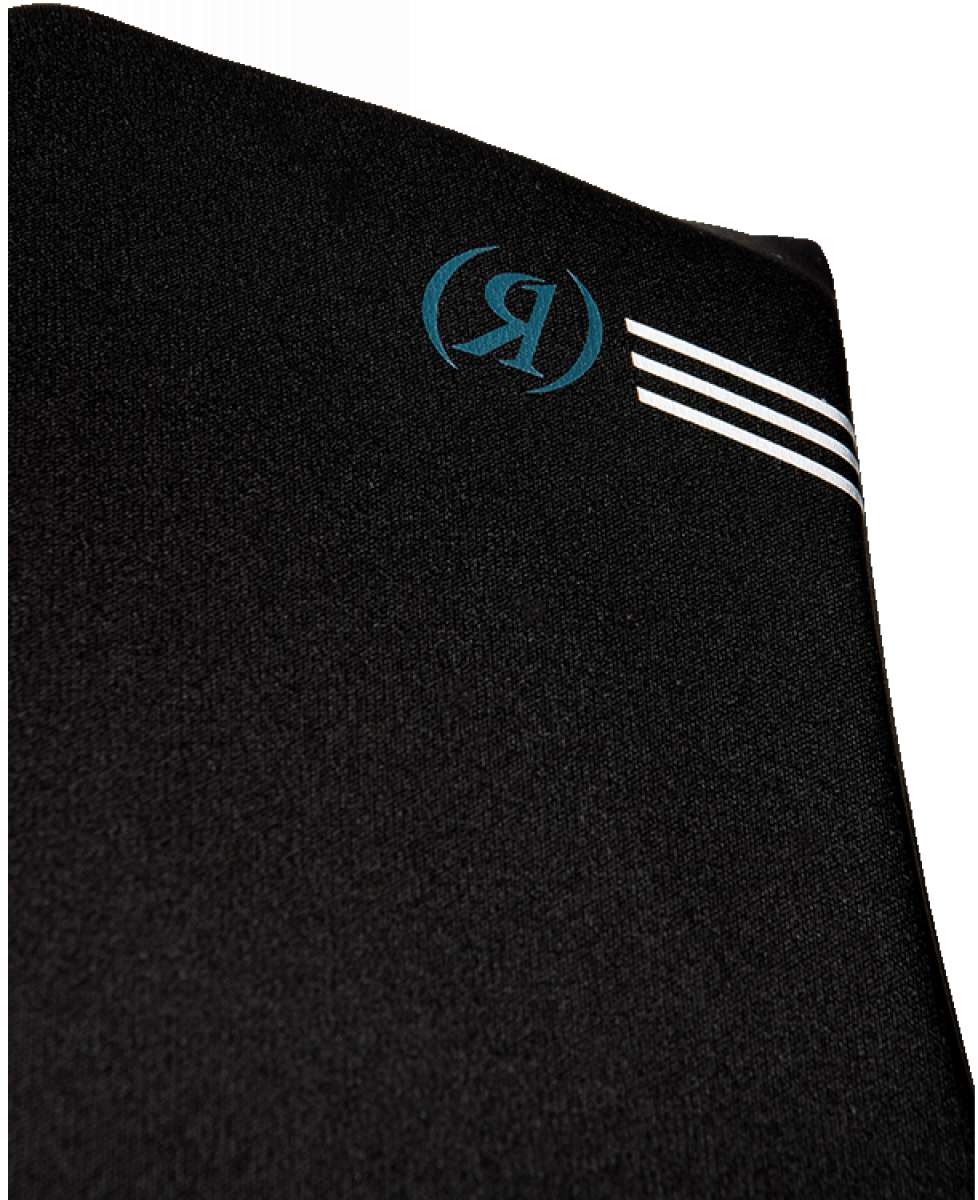 Ronix Point Break Yes CGA Vest 2023 - A black vest with a white logo and three horizontal stripes on the right side.