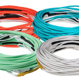 Ronix R8 Floating Mainline Rope - 2022 model with a bright orange color and white stitching.