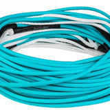 Ronix R8 Floating Mainline Rope - 2022 model with a vibrant turquoise color and subtle white speckles on its surface.