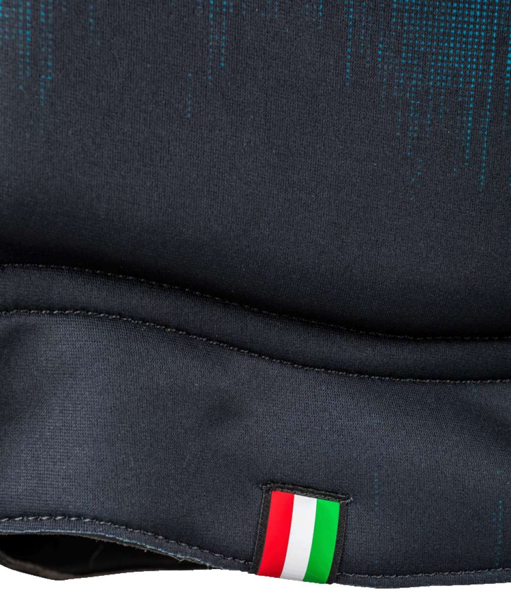 Ronix RXT Capella 3.0 CGA Wake Vest 2022 - A black wake vest with a white logo on the chest and blue accents around the armholes.