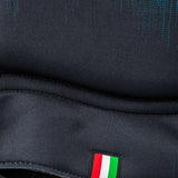 Ronix RXT Capella 3.0 CGA Wake Vest 2022 - A black wake vest with a white logo on the chest and blue accents around the armholes.