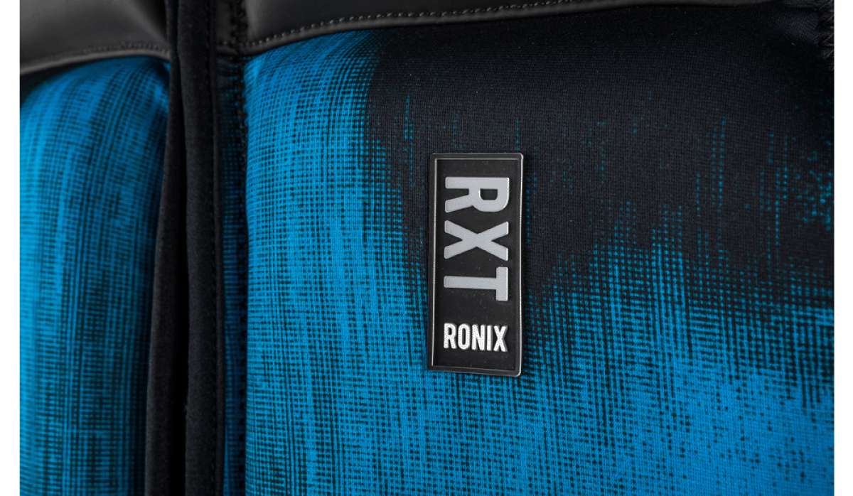 Ronix RXT Capella 3.0 CGA Wake Vest 2022 - A blue and black wake vest with a white logo on the chest.