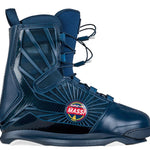 Ronix RXT Intuition+ Wake Boot 2022 - Black boot with white laces and a silver buckle.