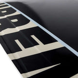 Ronix Supreme Air Core 3 Wakeboard - A black wakeboard with a white logo and text on top, featuring a textured pattern on its surface.