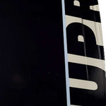 Ronix Supreme Air Core 3 Wakeboard 2023 - A black wakeboard with white lettering and a distinctive "Supreme" logo on top.