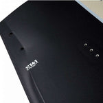 Ronix Supreme Air Core 3 Wakeboard 2023 - A black wakeboard with a textured pattern and three silver screws on its top side.